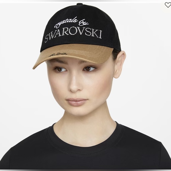 SWAROVSKI CRYSTAL HAT- ADVISORY BOARD ''Crystals By'' crystal hat Anthracite